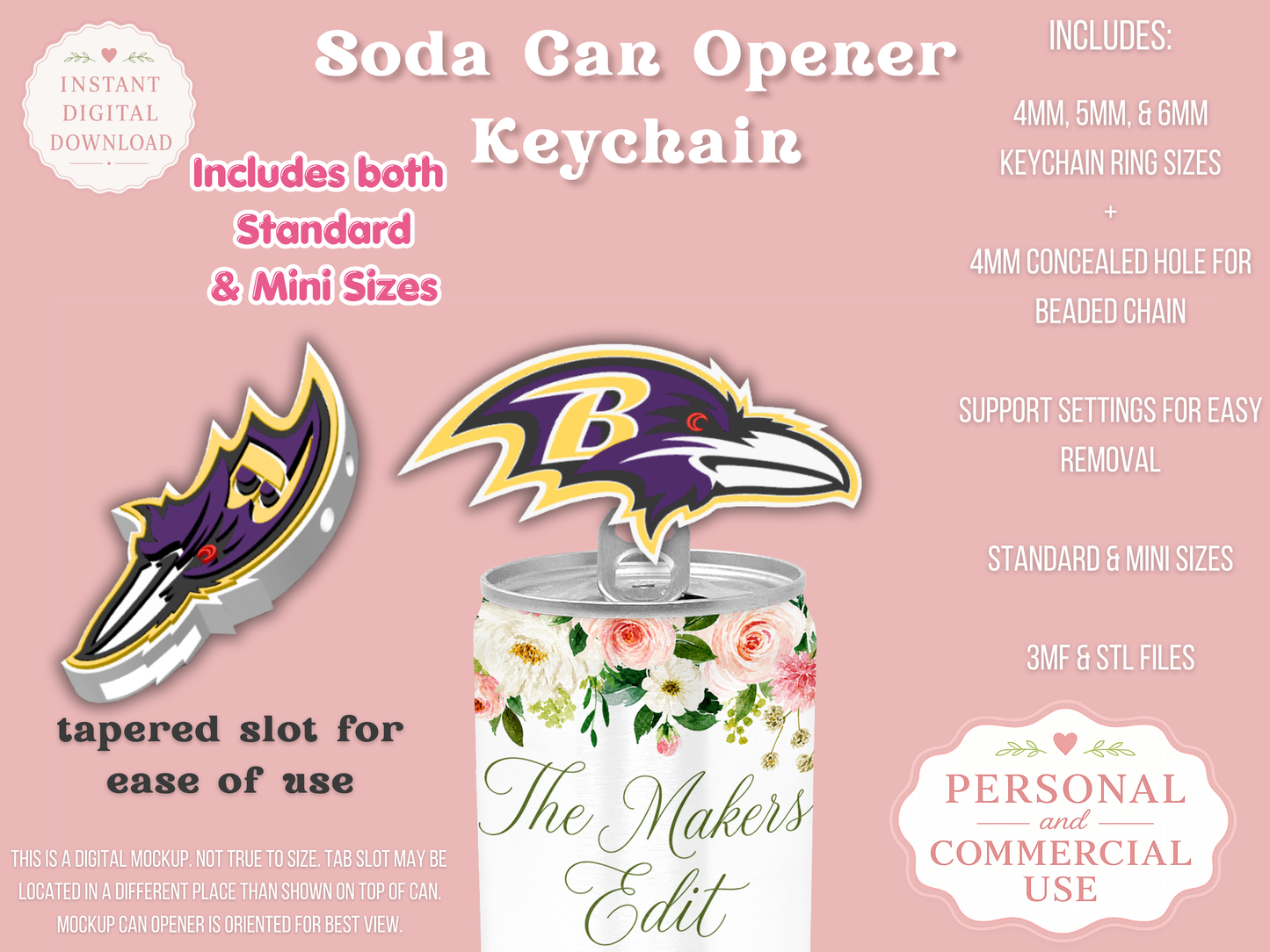 Baltimore Ravens Can Tab Opener