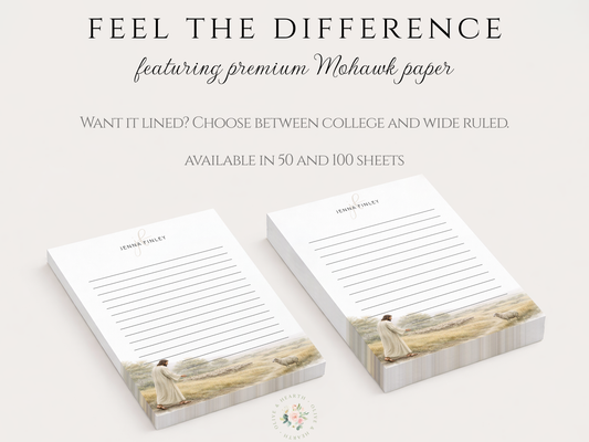 Jesus Left the 99 | Personalized Notepad | 5x7 Custom Notepad