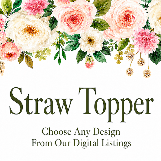 Straw Topper