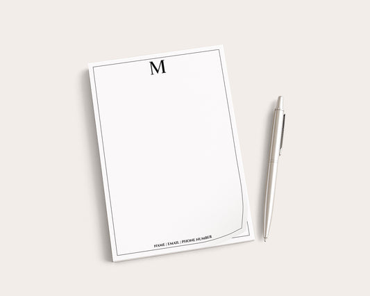 Personalized Notepad | Minimalist | Mother's Day Gift Idea