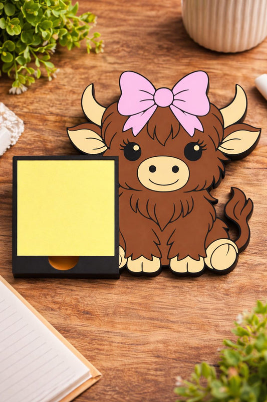 Highland Cow with Bow