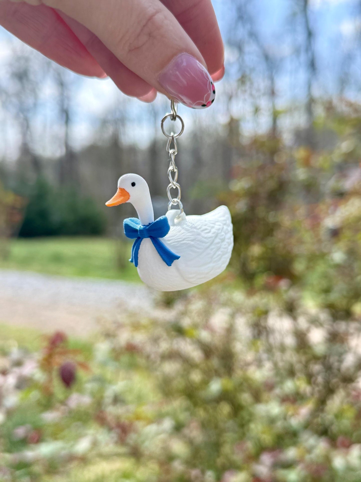 Vintage Goose Keychain