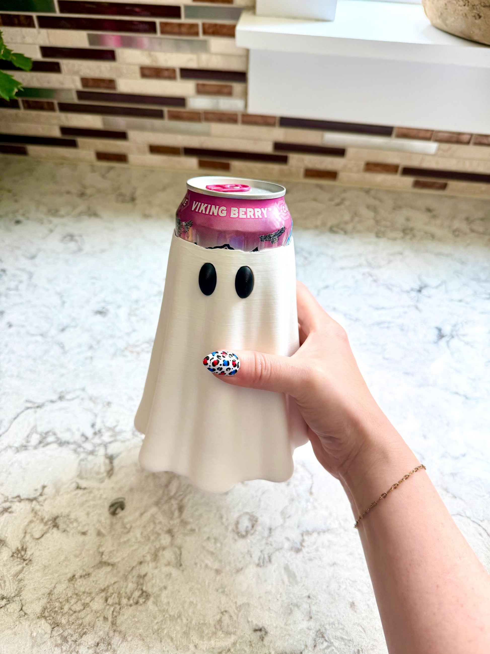 Ghost Can Sleeve | 16oz Can Size | STL 3MF | Commercial Use
