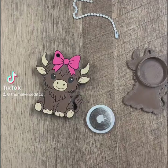 AirTag Holder Keychain | Soccer Ball | STL 3MF