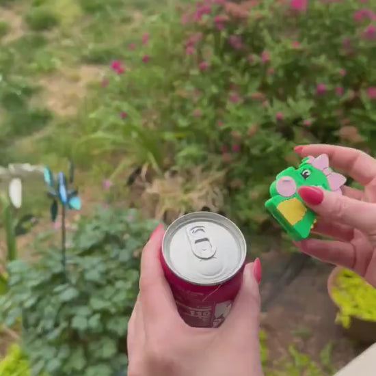 Soda Can Tab Opener Keychain 3D Printer File | Alligator Bubblegum| Coquette Bow | STL 3MF | Commercial Use | Nail Saver Keychain