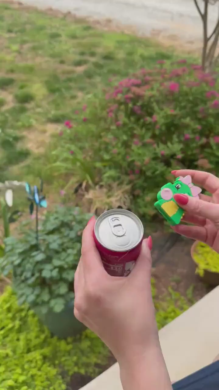 Soda Can Tab Opener Keychain 3D Printer File | Alligator Bubblegum| Coquette Bow | STL 3MF | Commercial Use | Nail Saver Keychain